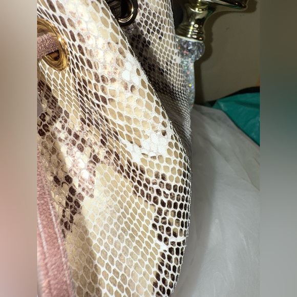 Dooney & Bourke Serena Python Drawstring Bag Limited Edition - Picture 15 of 15